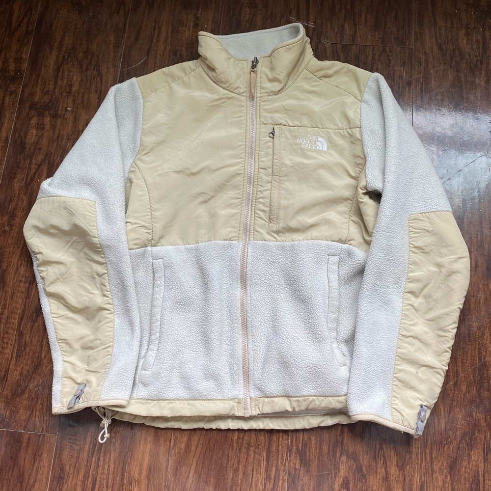 The North Face Beige and Cream Jacket